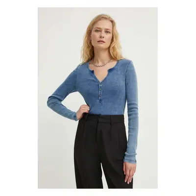 Bavlněné tričko s dlouhým rukávem G-Star Raw D24656-D643