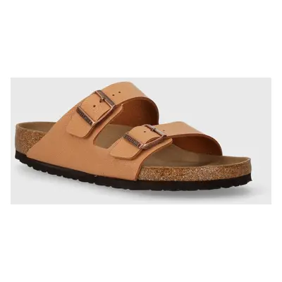 Pantofle Birkenstock Arizona pánské, oranžová barva, 1025006