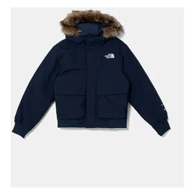 Dětská péřová bunda The North Face MCMURDO HOODED JACKET tmavomodrá barva, NF0A88V38K21