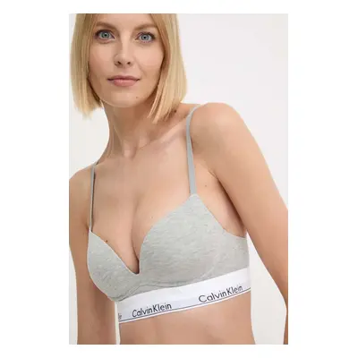 Podprsenka Calvin Klein Underwear šedá barva, 000QF7623E