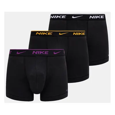 Boxerky Nike 3-pack pánské, černá barva, 0000KE1007