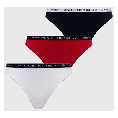 Kalhotky Tommy Hilfiger (3-pack) bílá barva, UW0UW02828