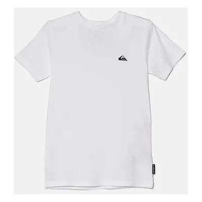 Dětské bavlněné tričko Quiksilver BASIC SS TEE bílá barva, EQBZT04746