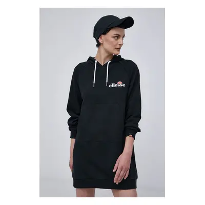 Šaty Ellesse černá barva, mini, jednoduché, SGK13289-011