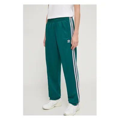 Tepláky adidas Originals zelená barva, s aplikací, IM9818