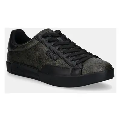 Sneakers boty Guess CASERTA zelená barva, FMFCAS FAL12