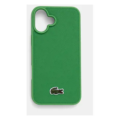 Obal na telefon Lacoste iPhone 16 Plus 6.7 zelená barva, LCHMP16MPVCN