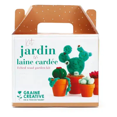 Sada diy vlněná hračka Graine Creative Laine Cardee Jardin