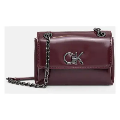 Kabelka Calvin Klein fialová barva, K60K612558