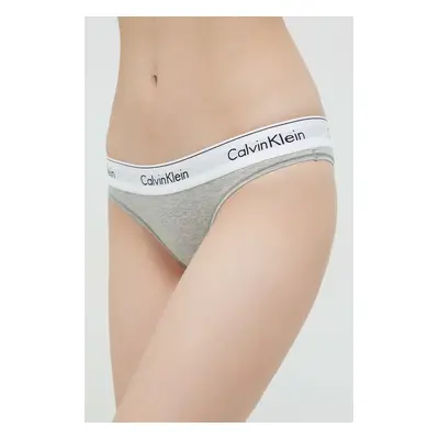 Kalhotky Calvin Klein Underwear šedá barva, 000QF5981E