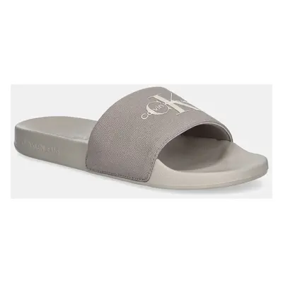 Pantofle Calvin Klein Jeans SLIDE MONOGRAM pánské, YM0YM01271