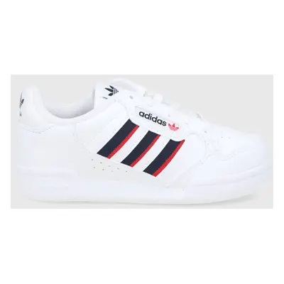 Dětské boty adidas Originals S42611 bílá barva