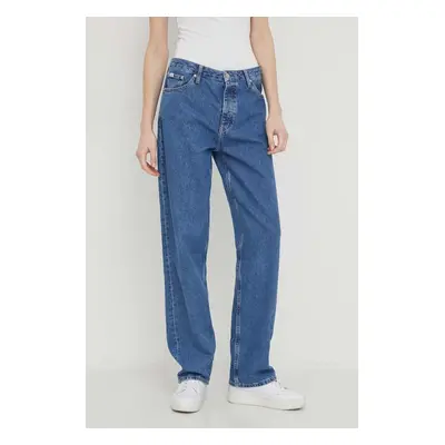 Džíny Calvin Klein Jeans dámské, high waist, J20J222753