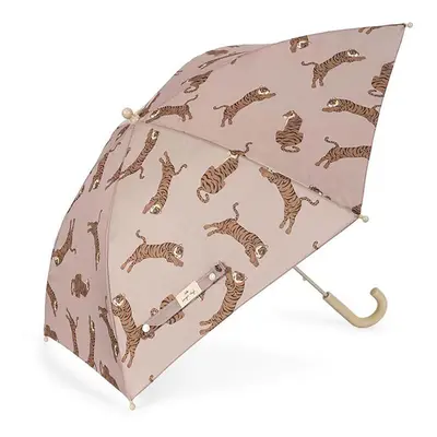 Dětský deštník Konges Sløjd KIDS UMBRELLA hnědá barva, KS101251