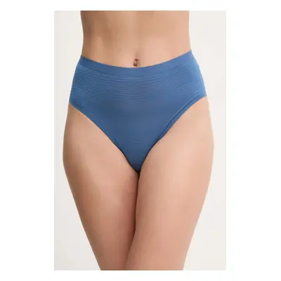 Tanga Chantelle SOFT STRETCH modrá barva, C20D90