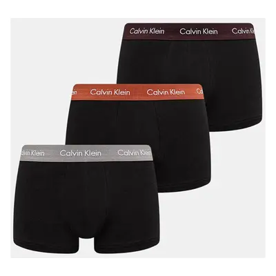 Boxerky Calvin Klein Underwear 3-pack pánské, černá barva, 0000U2664G