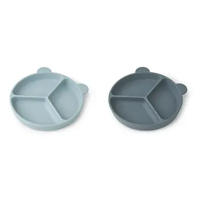 Sada talířů Liewood Stacy Divider Suction Plate 2-pack LW15122