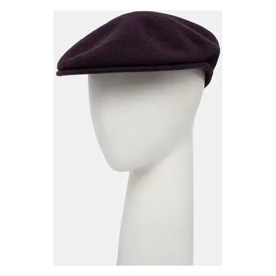 Vlněný baret Kangol 504 vínová barva, vlněný, 0258BC.DP450