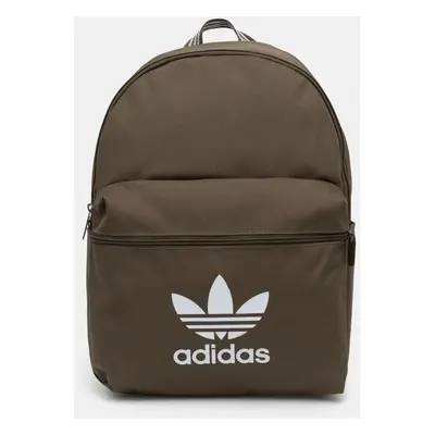 Batoh adidas Originals Adicolor zelená barva, velký, vzorovaný, IX7460