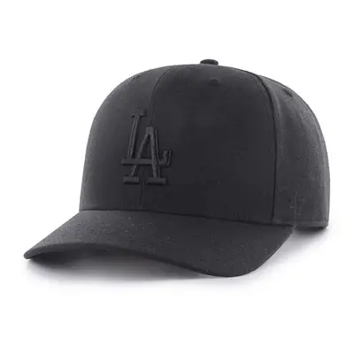 Kšiltovka 47 brand MLB Los Angeles Dodgers černá barva, s aplikací, B-CLZOE12WBP-BKD