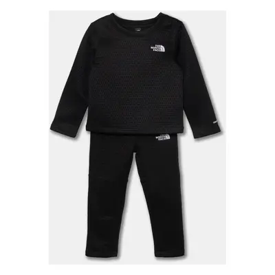 Sada dětského funkčního prádla The North Face DOTKNIT THERMAL SET černá barva, NF0A88VTJK31