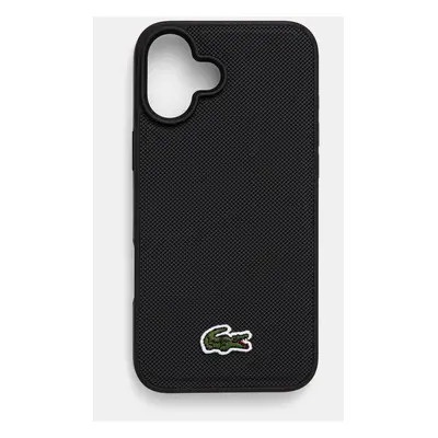 Obal na telefon Lacoste iPhone 16 Plus 6.7 černá barva, LCHMP16MPVCK