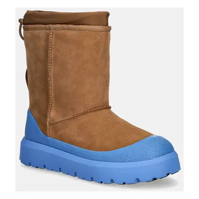 Sněhule UGG Classic Short Weather Hybrid hnědá barva, 1143992-CBG