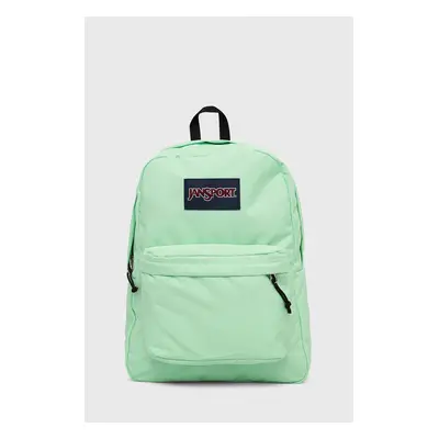 Batoh Jansport zelená barva, velký, hladký