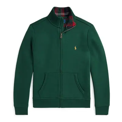 Dětská bavlněná mikina Polo Ralph Lauren tmavomodrá barva, hladká, 323953025001