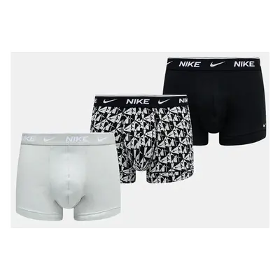 Boxerky Nike 3-pack pánské, černá barva, 000PKE1008