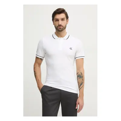 Kalhoty Calvin Klein pánské, šedá barva, přiléhavé, K10K113648