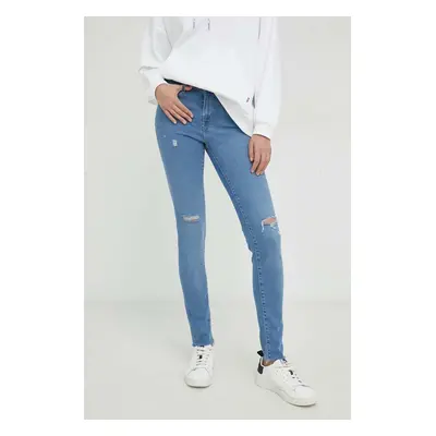 Džíny Levi's 711 Skinny dámské, medium waist