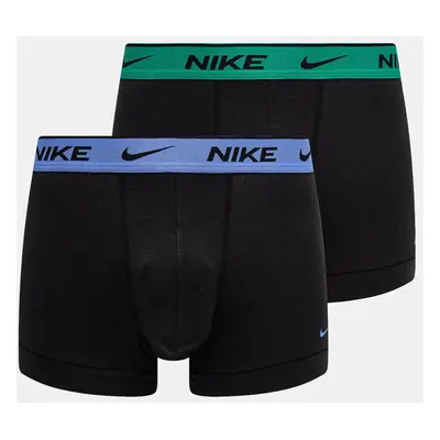 Boxerky Nike 2-pack pánské, černá barva, 0000KE1085