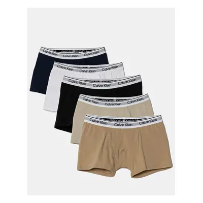 Dětské boxerky Calvin Klein Underwear 5-pack béžová barva, B70B700491