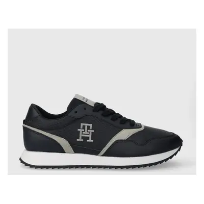 Sneakers boty Tommy Hilfiger RUNNER EVO MIX LTH MIX tmavomodrá barva, FM0FM04887