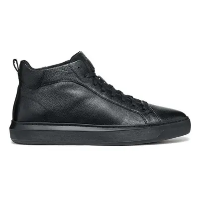 Kožené sneakers boty Geox U DEIVEN černá barva, U465WB 00047 C9999