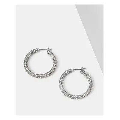 Náušnice Lauren Ralph Lauren PE 30MM PAVE HOOP 14G00873