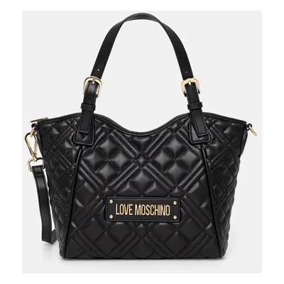 Kabelka Love Moschino černá barva, JC4371PP0L