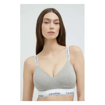 Podprsenka Calvin Klein Underwear šedá barva, 000QF7060E