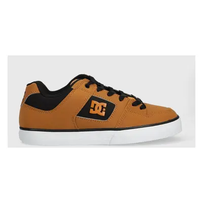 Sneakers boty DC Pure hnědá barva, 300660