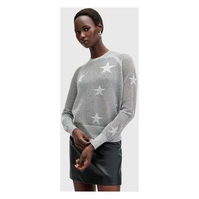 Svetr AllSaints SERAPH JUMPER dámský, šedá barva, lehký, W005KB