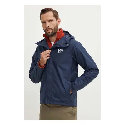 Bunda Helly Hansen tmavomodrá barva, přechodná