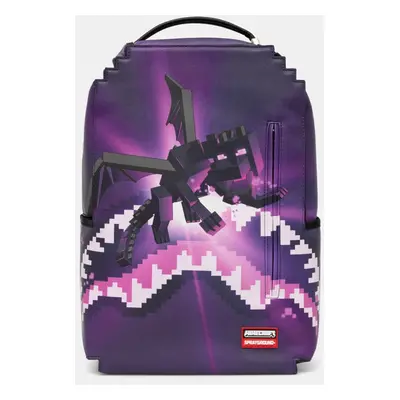 Batoh Sprayground x Minecraft fialová barva, velký, vzorovaný, 910B6426NSZ