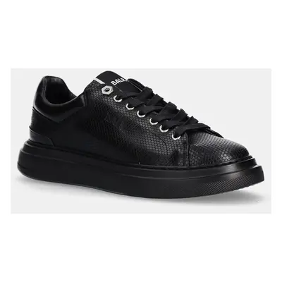 Kožené sneakers boty BALR. Game Day Hexagon Sneaker černá barva, B1511.1038