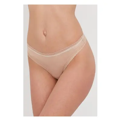 Tanga Calvin Klein Underwear průhledná barva