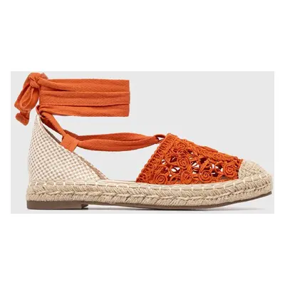 Espadrilky Answear Lab oranžová barva