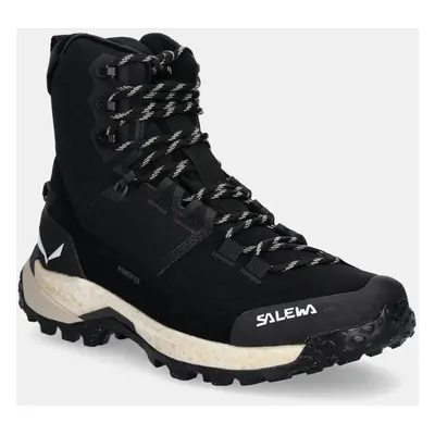 Boty Salewa Puez Winter Mid PTX dámské, černá barva, zateplené, 00.0000061448