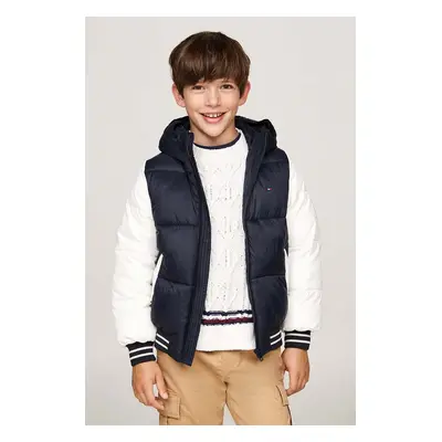 Dětská bomber bunda Tommy Hilfiger tmavomodrá barva, KB0KB09465