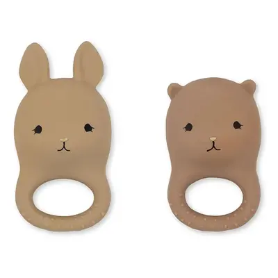 Kousátka pro miminka Konges Sløjd 2 PACK TEETHERS 2-pack KS3354