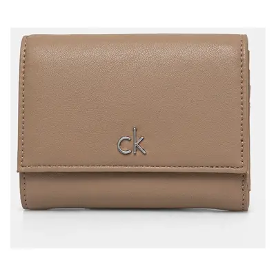 Peněženka Calvin Klein béžová barva, K60K612851